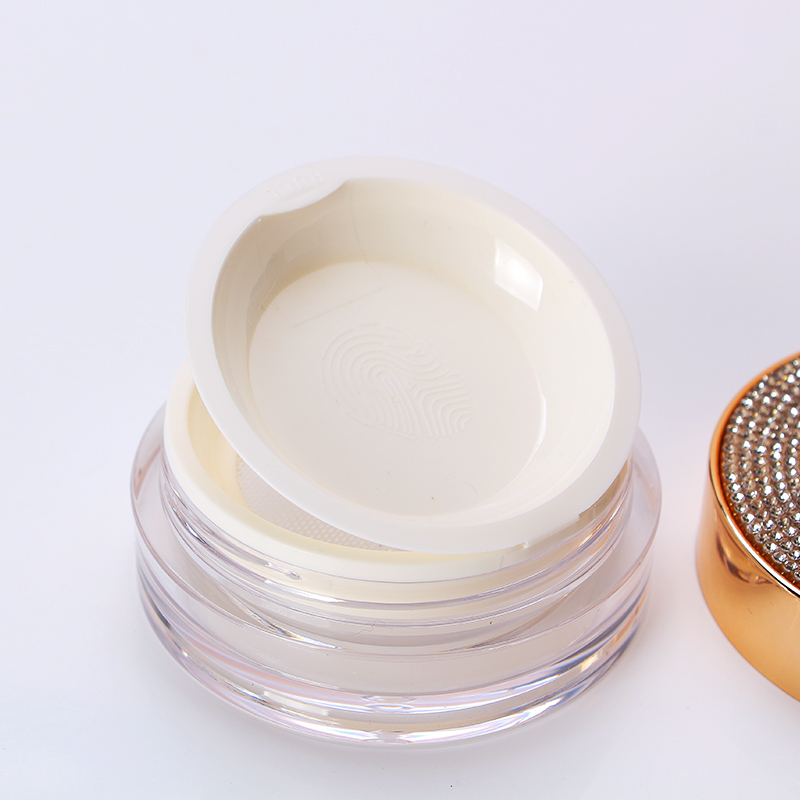 2020 Popular sales 10g Luxury cream jar empty powder box, loose powder compact container