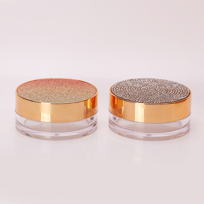 2020 Popular sales 10g Luxury cream jar empty powder box, loose powder compact container