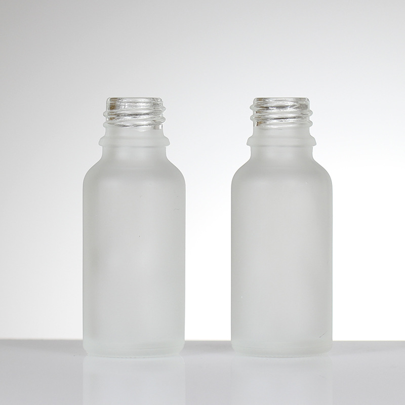 2020 The most popular frosted 20ml 30ml 50ml glass dropper bottle with gold cap