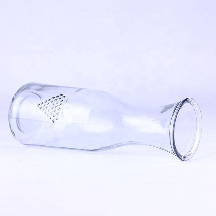 2020 Top Selling 1L 1000ml Clear Glass Beverage Wine Juice Milk Bottles with Silicone Stopper