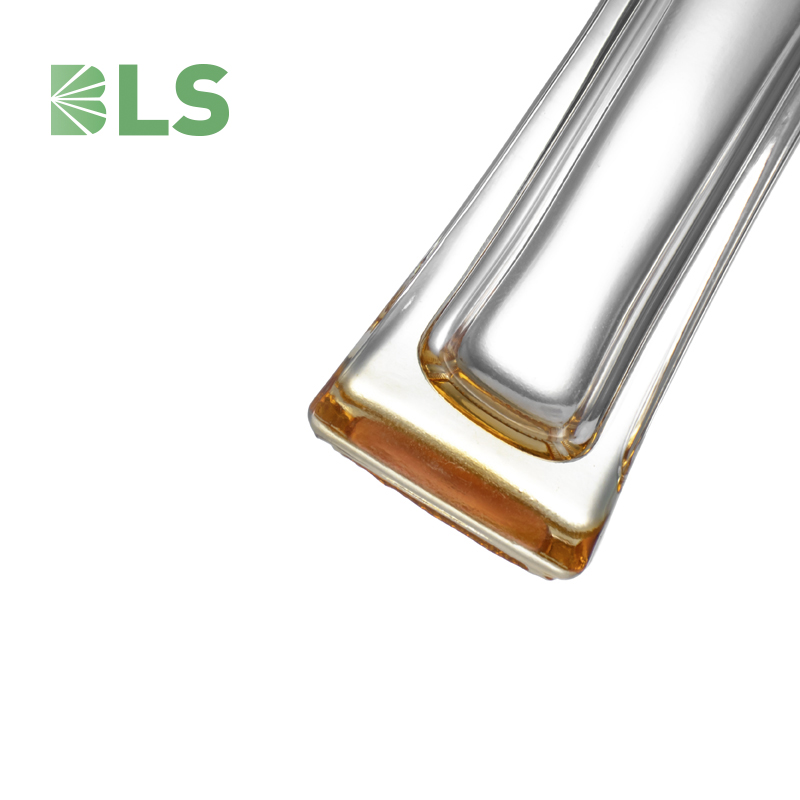 2020 Transparent Empty Square Glass Bottle 30ml 50ml Perfume Bottle