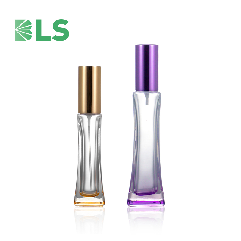 2020 Transparent Empty Square Glass Bottle 30ml 50ml Perfume Bottle