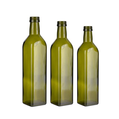 2020 Unique 250ml 500 ml Glass Bottle for Olive Oil