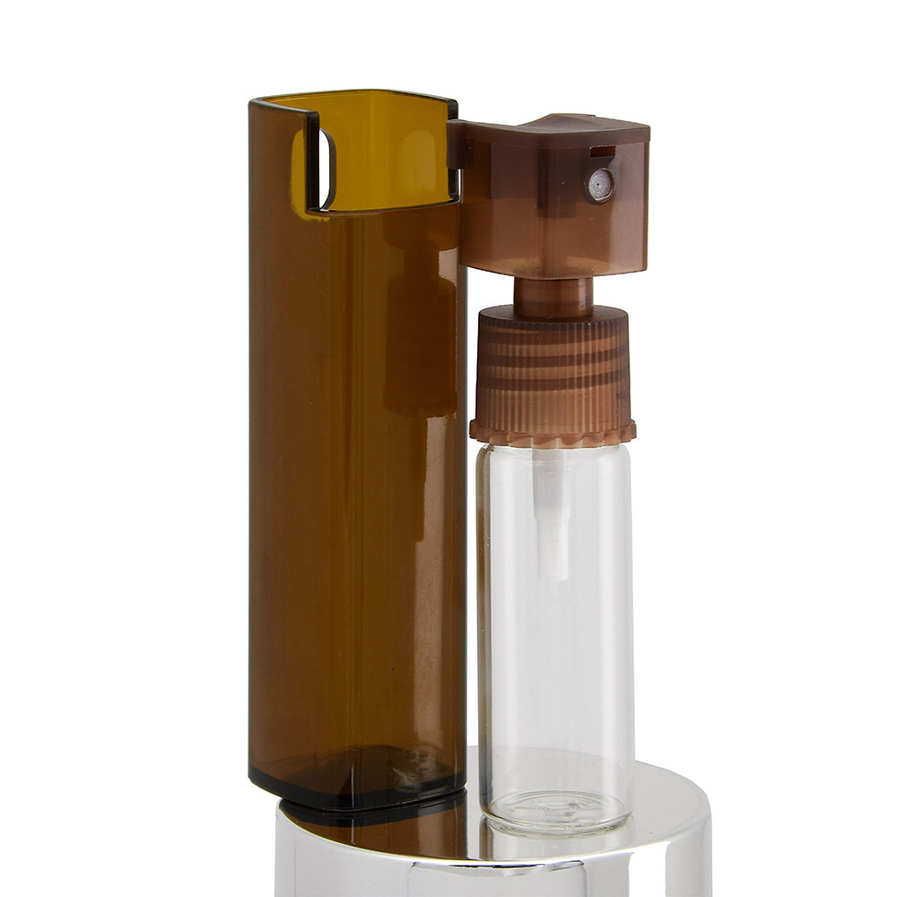 2020 White Pink Atomizer Pepper Spray Frascos Glass Perfume Bottle 10ml Containers