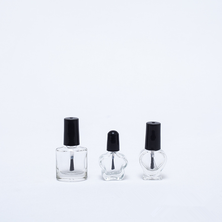 2020 best sale uv gel nail polish bottle with brush black nail polish bottle empty nail polish bottle 10ml