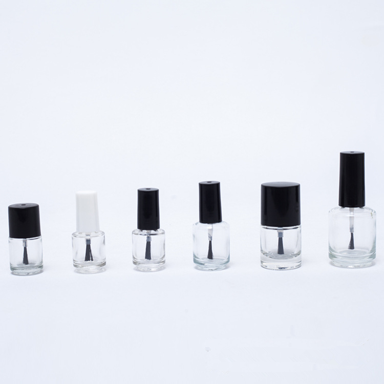 2020 best sale uv gel nail polish bottle with brush black nail polish bottle empty nail polish bottle 10ml