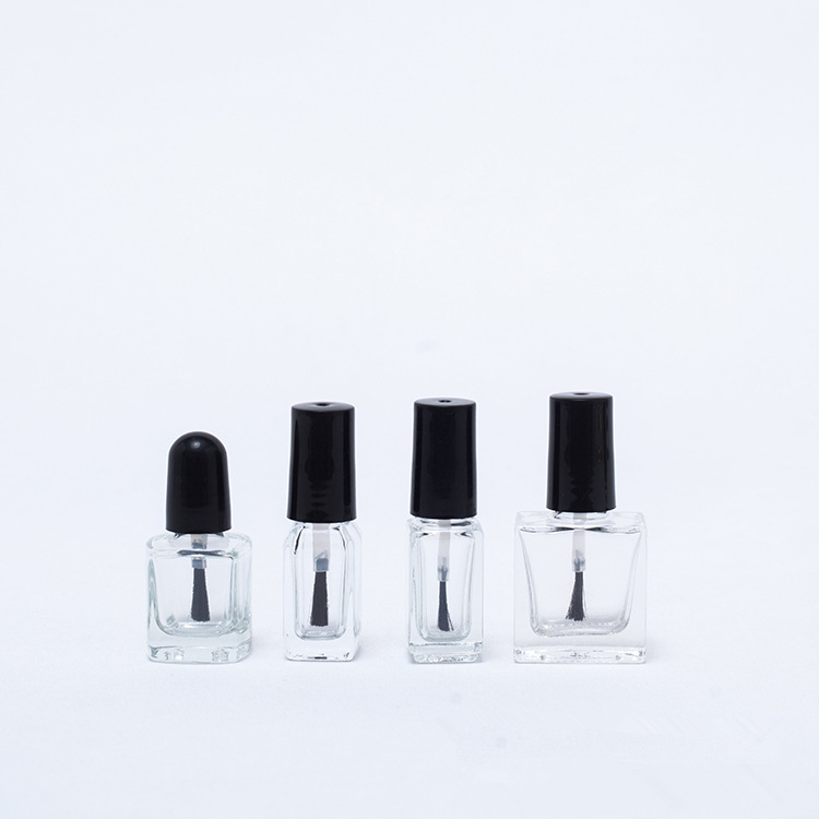 2020 best sale uv gel nail polish bottle with brush black nail polish bottle empty nail polish bottle 10ml