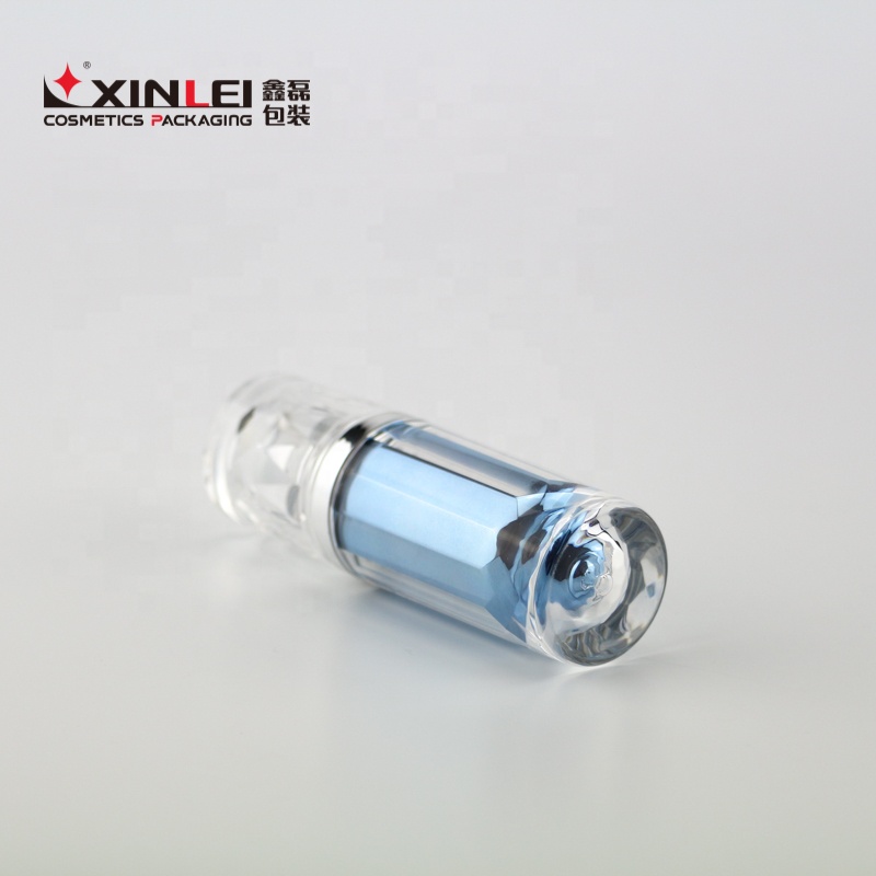 2020 best selling high quality acrylic luxury airless pump bottle 15ml lotion bottle