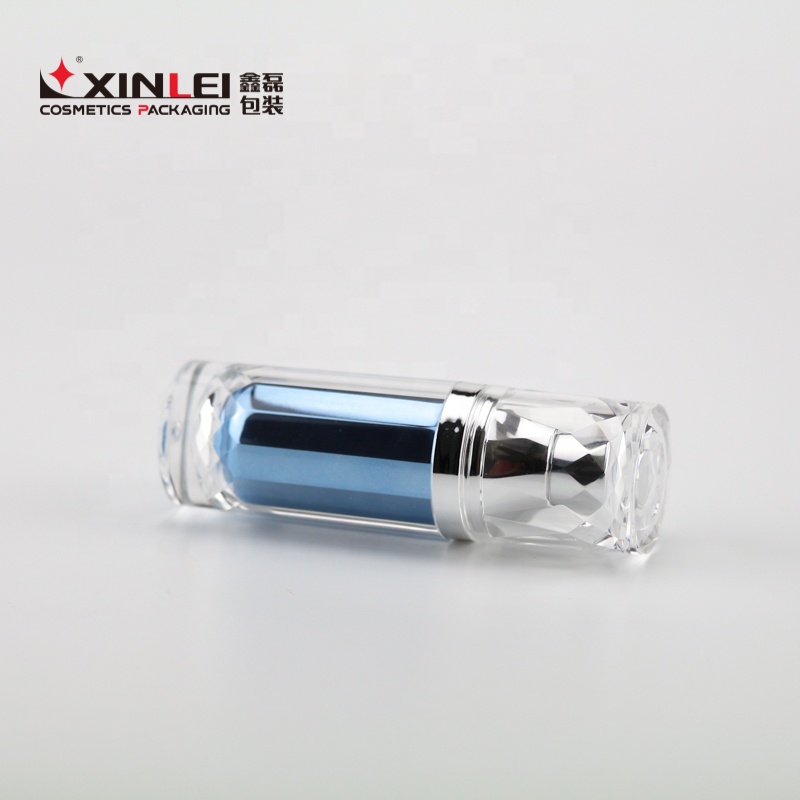 2020 best selling high quality acrylic luxury airless pump bottle 15ml lotion bottle