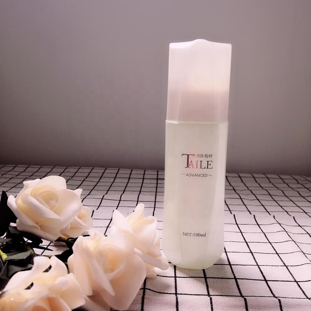 2020 cosmetic containers and packaging glass cream jar lotion bottle