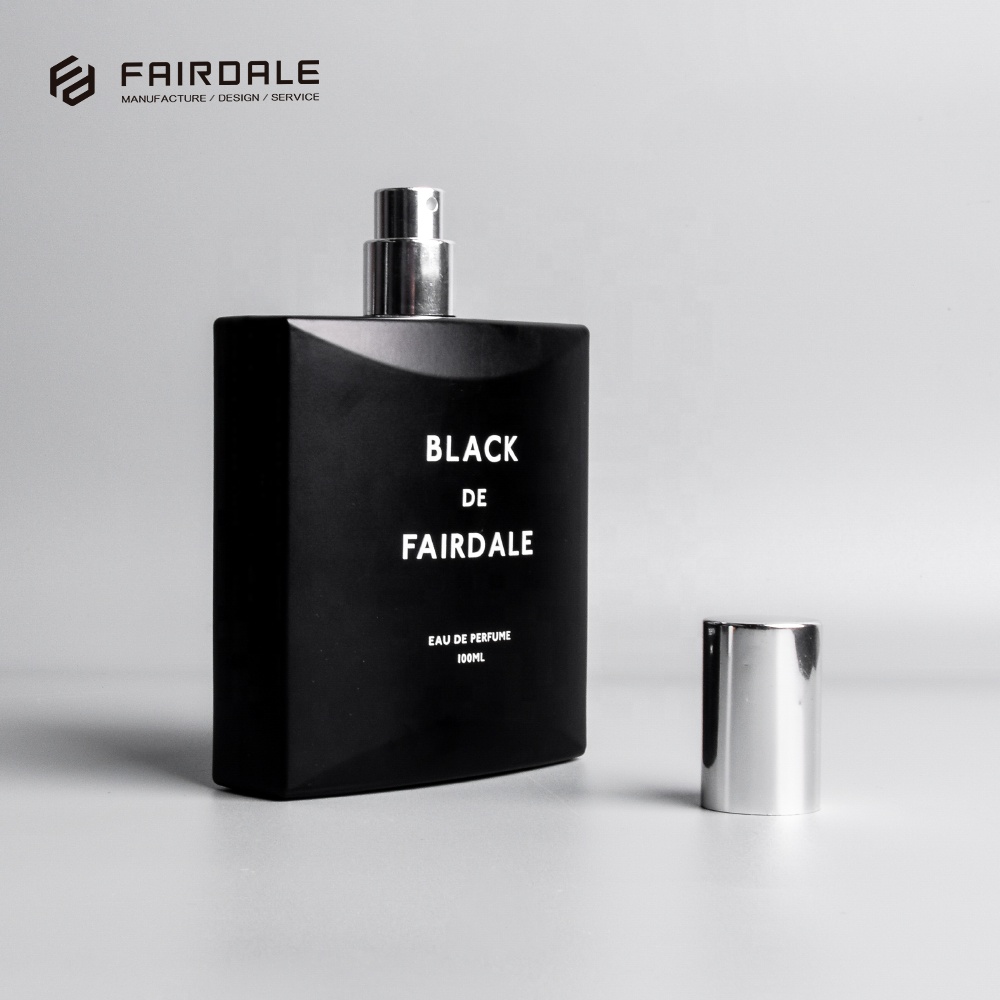 2020 design your own perfume bottle black perfume bottle 100ml