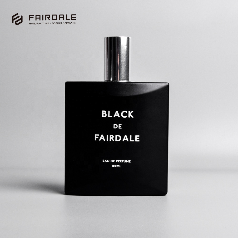 2020 design your own perfume bottle black perfume bottle 100ml