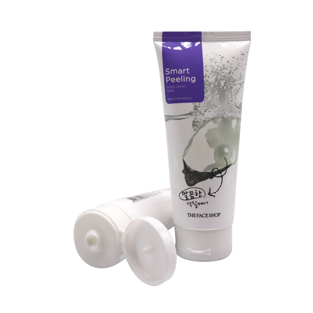 2020 hot sale 100g facial cleanser hand cream plastic white hose hand sanitizer squeeze bottle sanitizer clamshell bottle