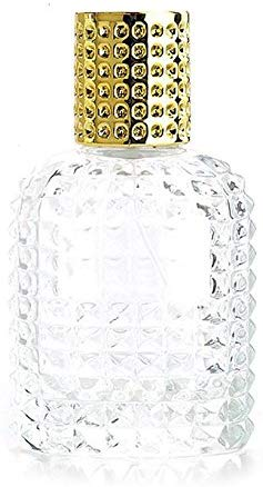 2020 hot sale empty refillable glass perfume bottle 50 ml with Non-slip surface