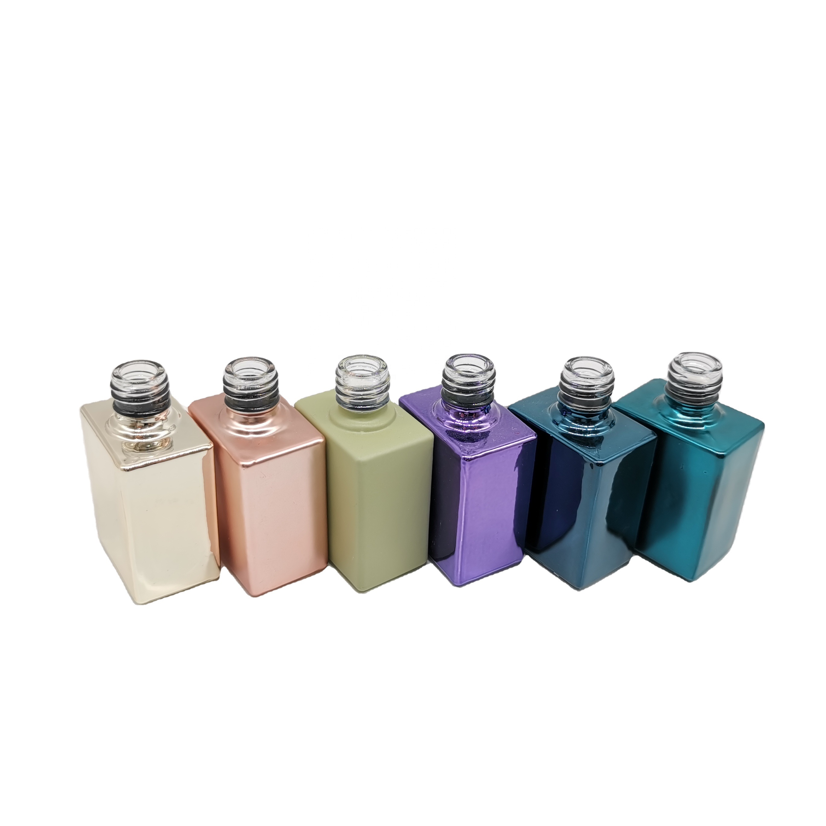 2020 hot sale high quality black uv gel nail polish bottles fancy square