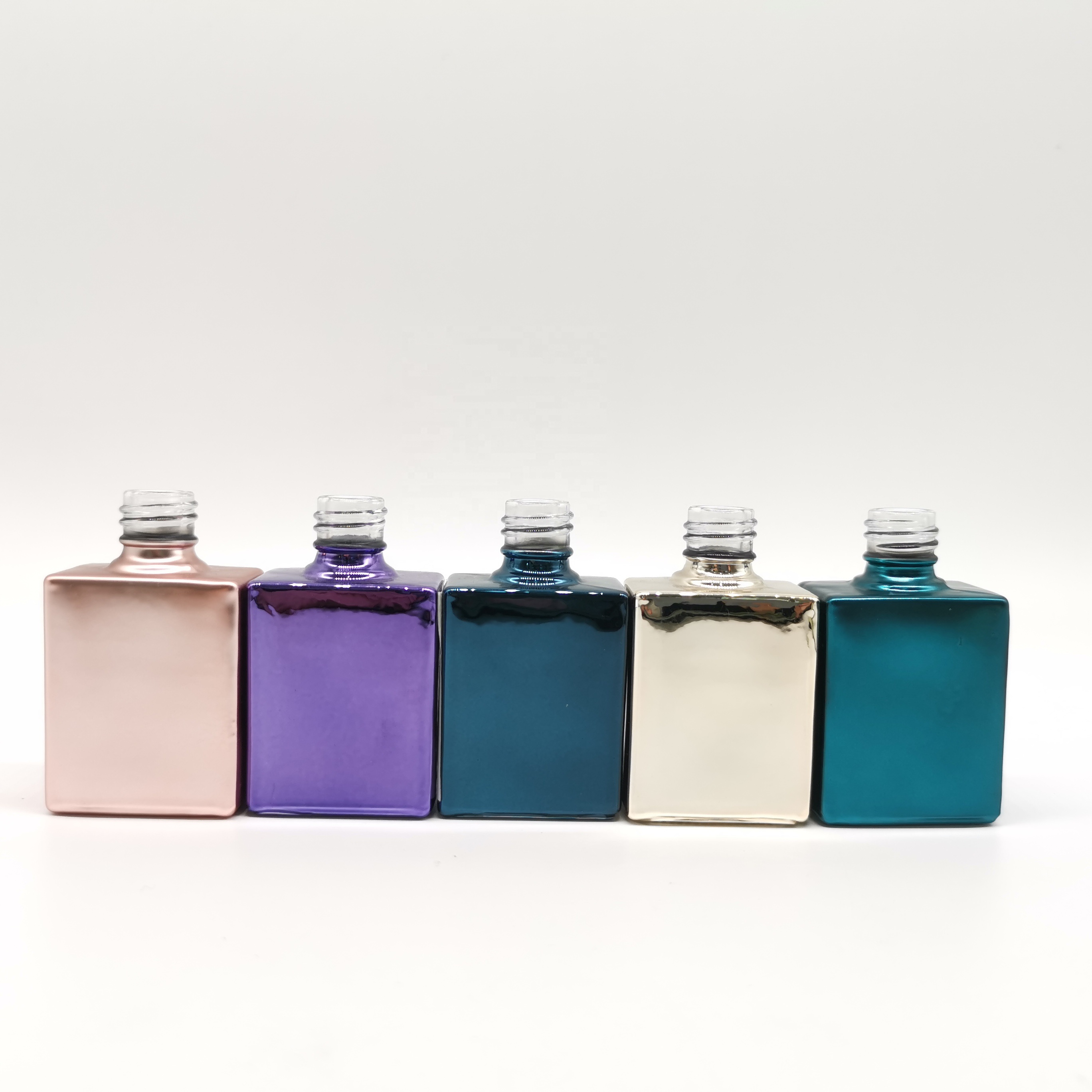 2020 hot sale high quality black uv gel nail polish bottles fancy square
