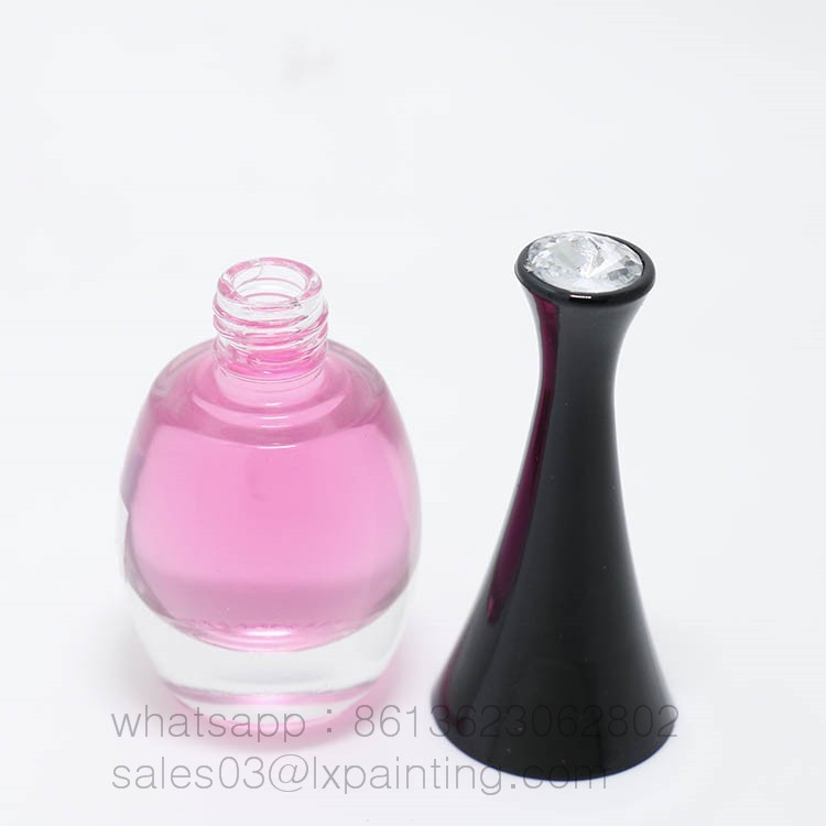 2020 hot sale high repurchase 8ML, 10ML, 12ML, 15ML, 17ML empty transparent nail polish bottle glass