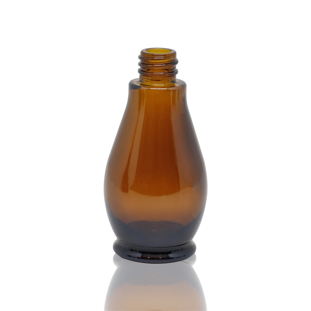 2020 hot sale new design high end empty fancy cosmetic packaging essential oil dropper glass bottle