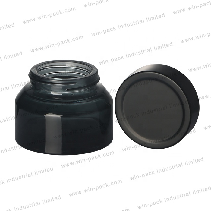2020 hot seller glass cream packing jar with plastic cap for high quality