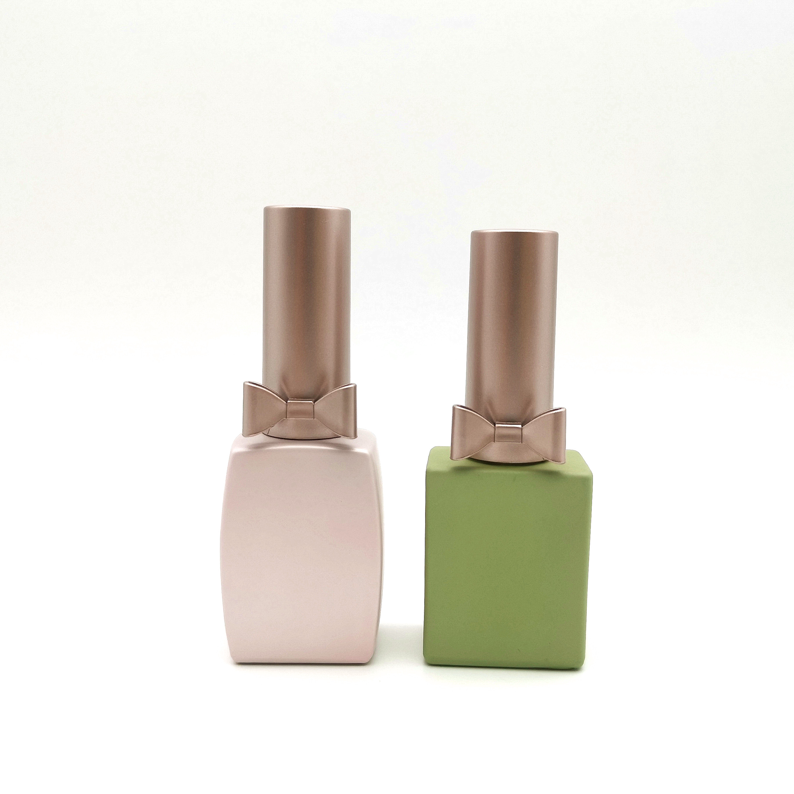 2020 hot selling empty butterfly bow gold top nail polish bottles cute for kids