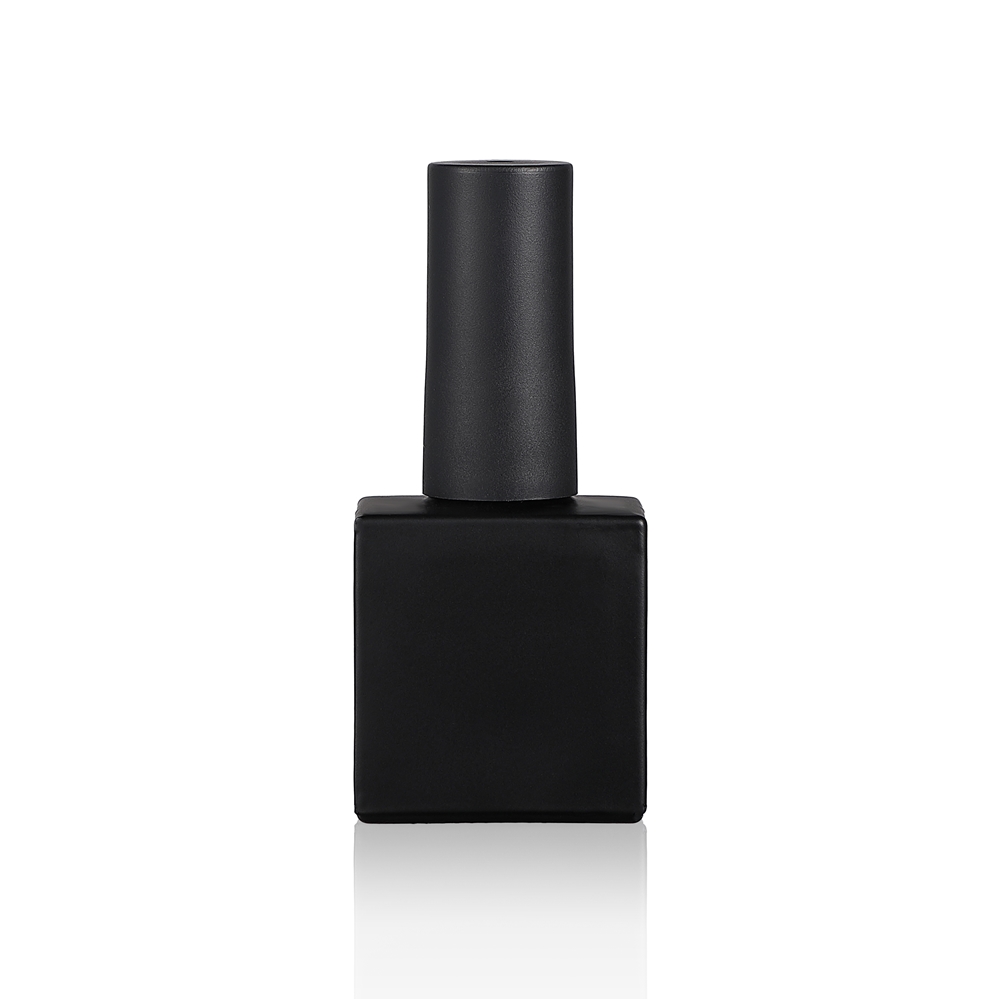2020 luxury 20ml black cube gel polish bottle 8 ml 10 ml 14 ml 15 ml