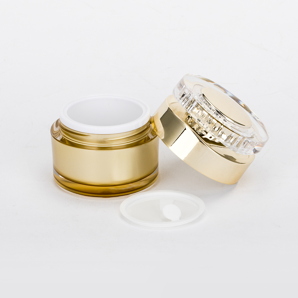 2020 new design 30g acrylic cosmetic cream jar skin care packaging pot