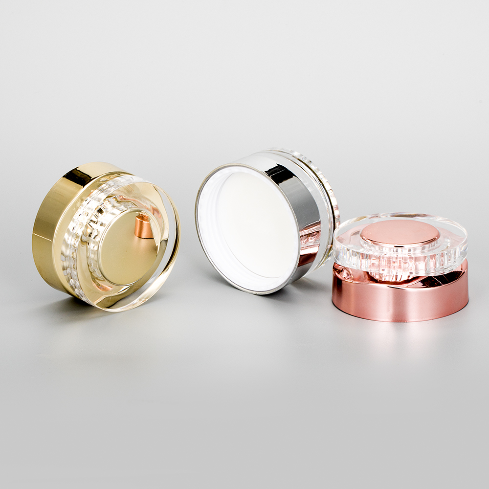 2020 new design 30g acrylic cosmetic cream jar skin care packaging pot