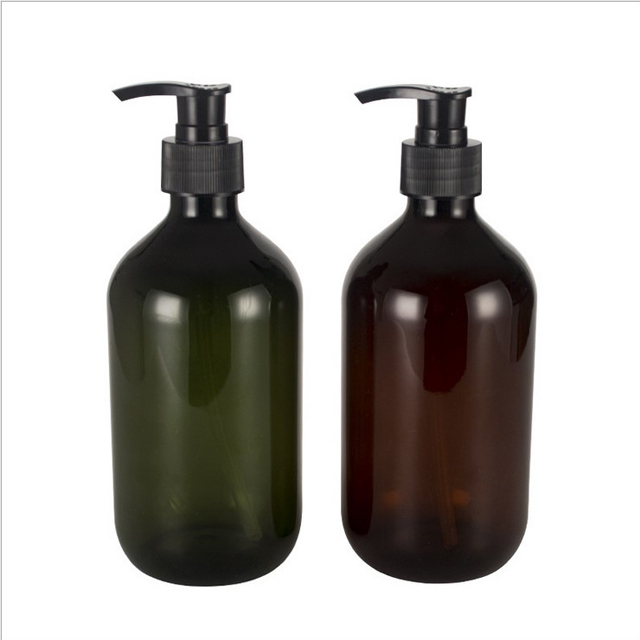 2020 new design clear empty plastic lotion bottles with pump for sale
