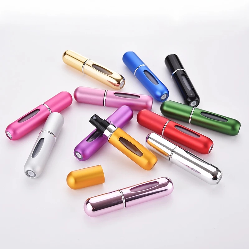2020 new design refillable atomizer /sprayer screw aluminum perfume bottles