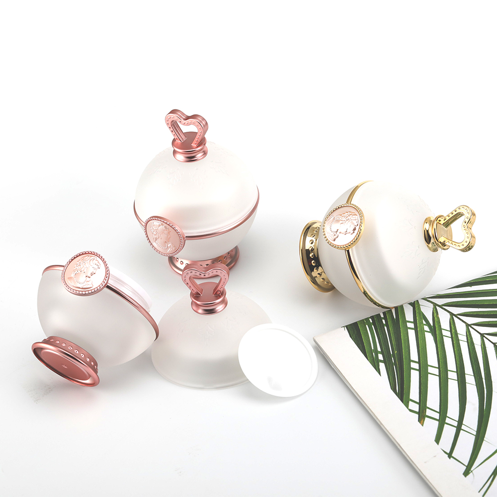 2020 new design unique luxury highend acrylic cosmetics cream jar for packing skin care Collagen moisturizer 30g