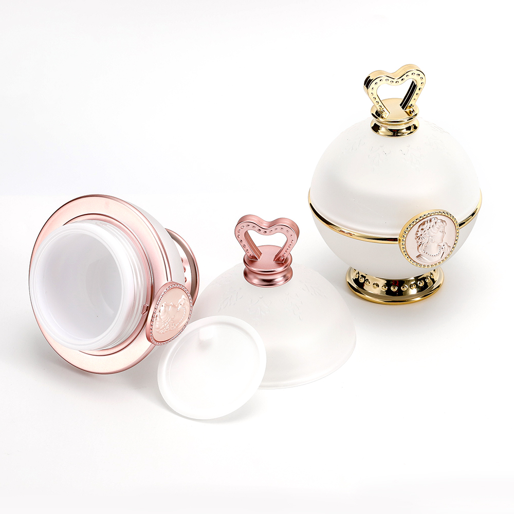 2020 new design unique luxury highend acrylic cosmetics cream jar for packing skin care Collagen moisturizer 30g