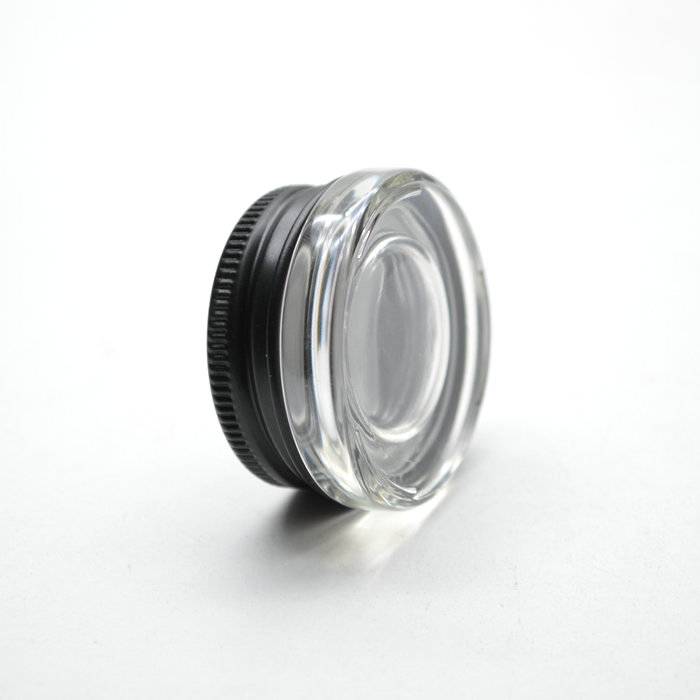 2020 new product hot sale glass wide mouth 1 gram cosmetic jar