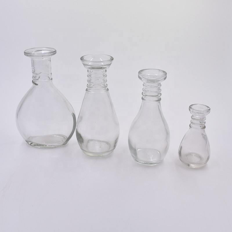 2020 new small gifts 180ml pretty Sand Painting Clear empty Glass Bottles for sand art Decoration Nature Theme wishing bottle