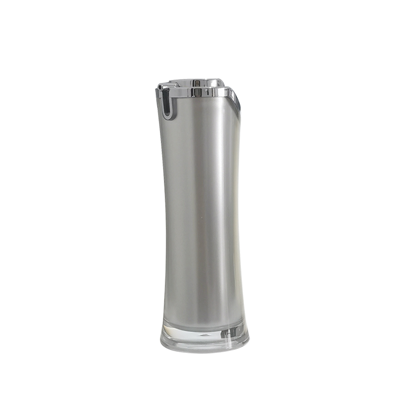 2020 new style 15ml 30ml 50ml 1oz empty white gray black plastic Lotion pump Acrylic bottles for skin care