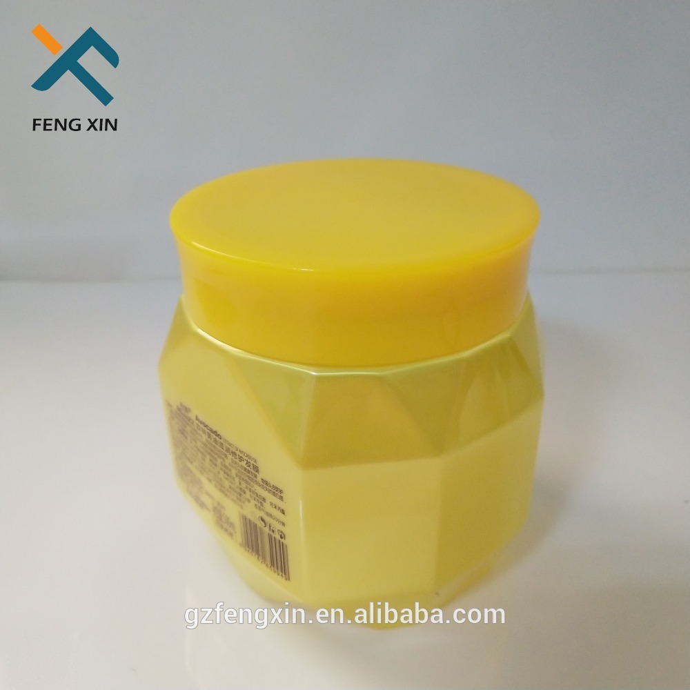 2020 newest products 500ml golden cosmetic jar cosmetic packaging container with caps