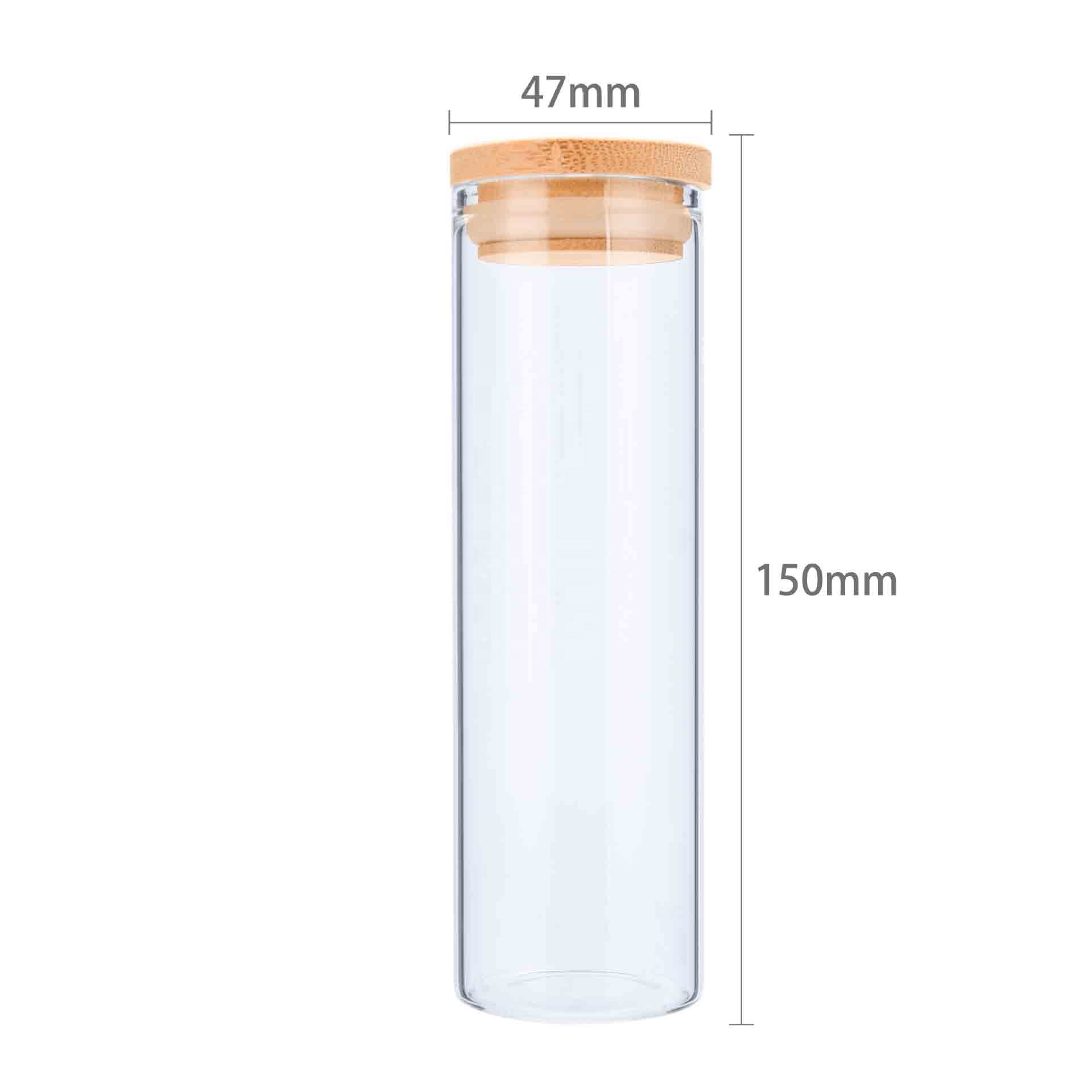 2020 pressitin can plastic jar srocked sealed borosilicate glass jar with bamboo lid high quality