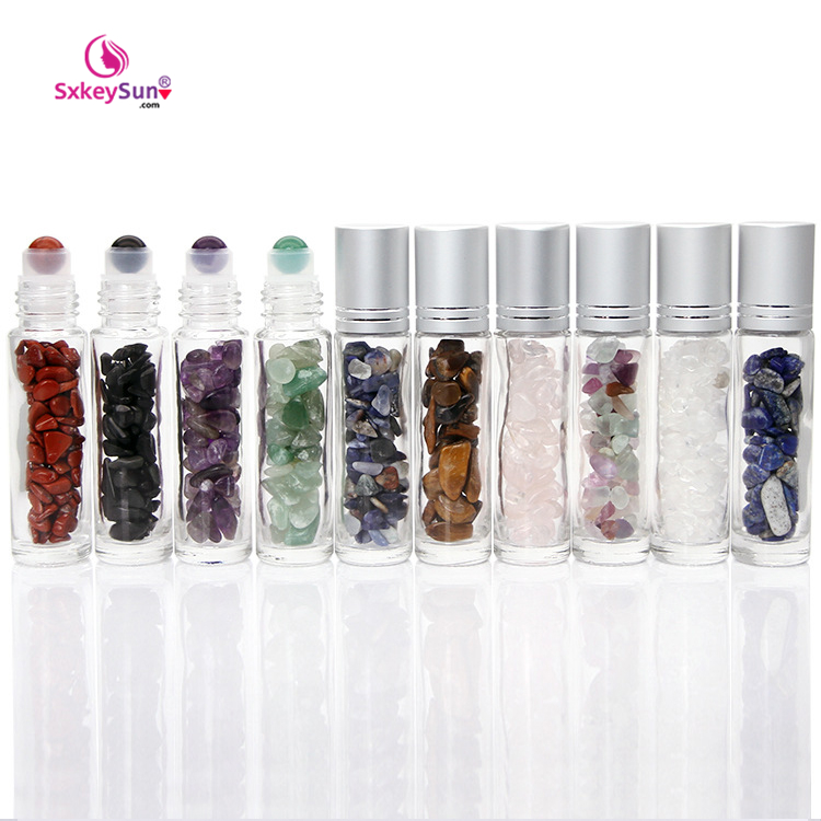 2020 roller ball bottle 8ml crystal roller ball bottle one ball roller oil bottle
