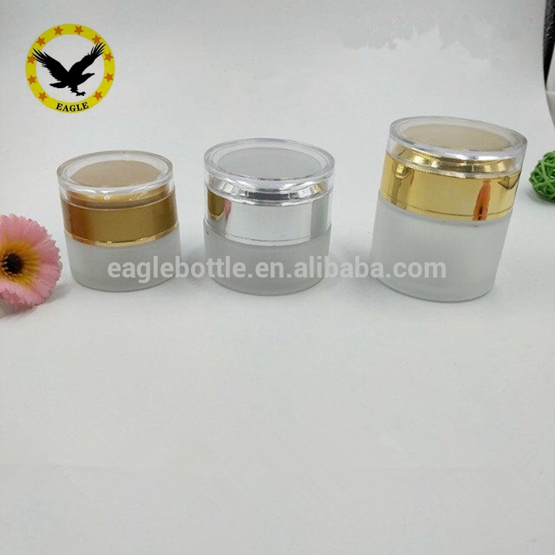 2021 30ml 50ml 100ml glass cosmetic jar packaging