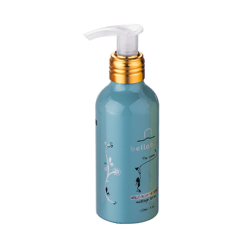 2021 Aluminum cosmetic lotion pump bottle 50ml 100ml 200ml 250ml 300ml 500ml for metal cosmetic bottle packing