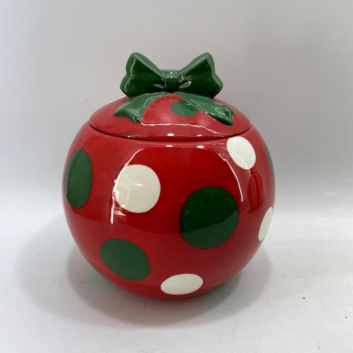 2021 Christmas decorative ceramic cookie jar