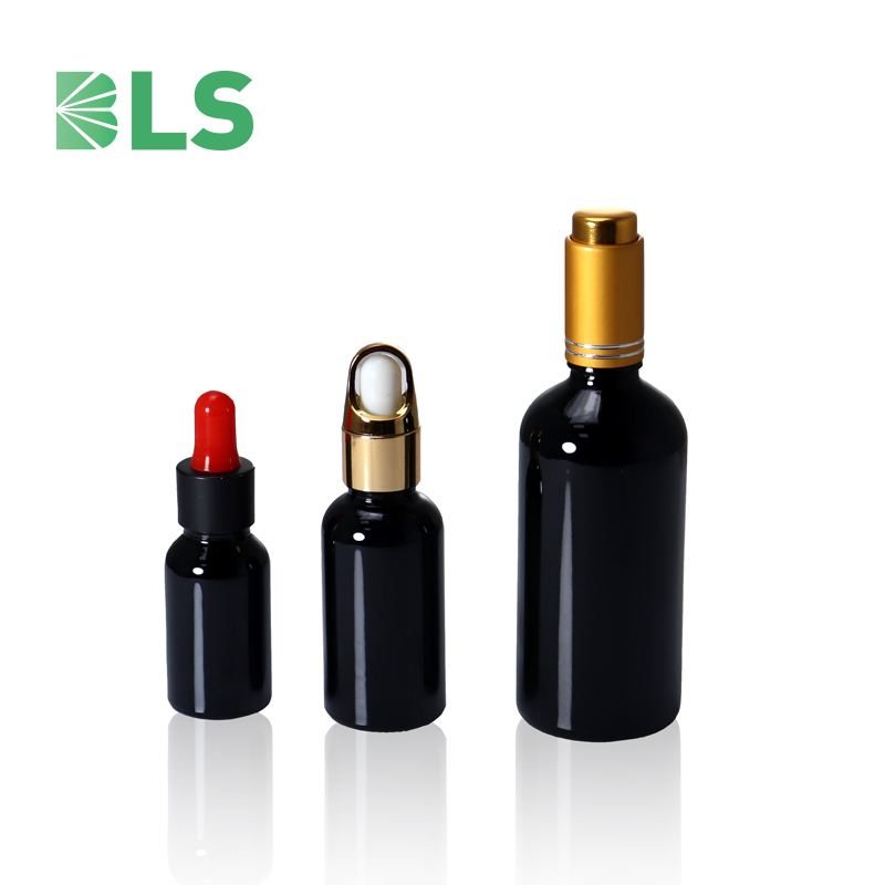 2021 Free Sample Wholesale 10ml 15ml 30ml 50ml 100ml frosted boston 8 oz round amber glass Cosmetic Dropper Bottle
