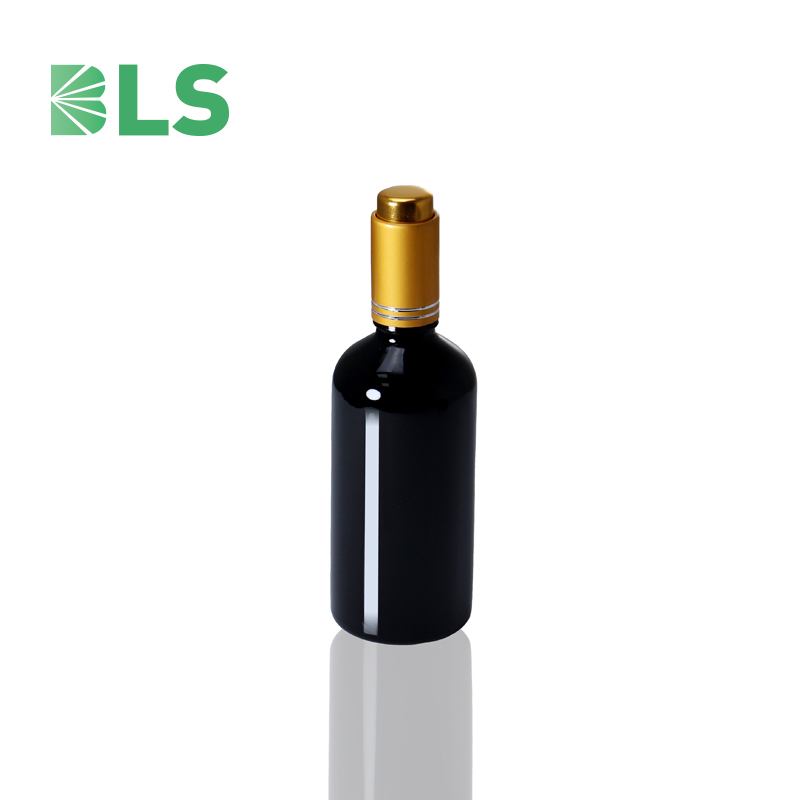 2021 Free Sample Wholesale 10ml 15ml 30ml 50ml 100ml frosted boston 8 oz round amber glass Cosmetic Dropper Bottle
