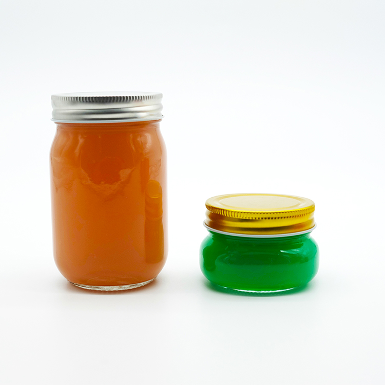 2021 Good Quality 70mm Mouth Mason Jars Family Size Glass Jars 750ml Small Glass Jar 150ml in Stock