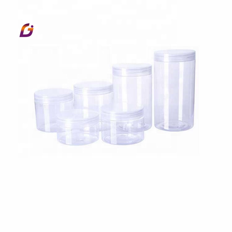 2021 HOT Plastic food wide mouth pet jar 100ml 200ml 300ml 500ml