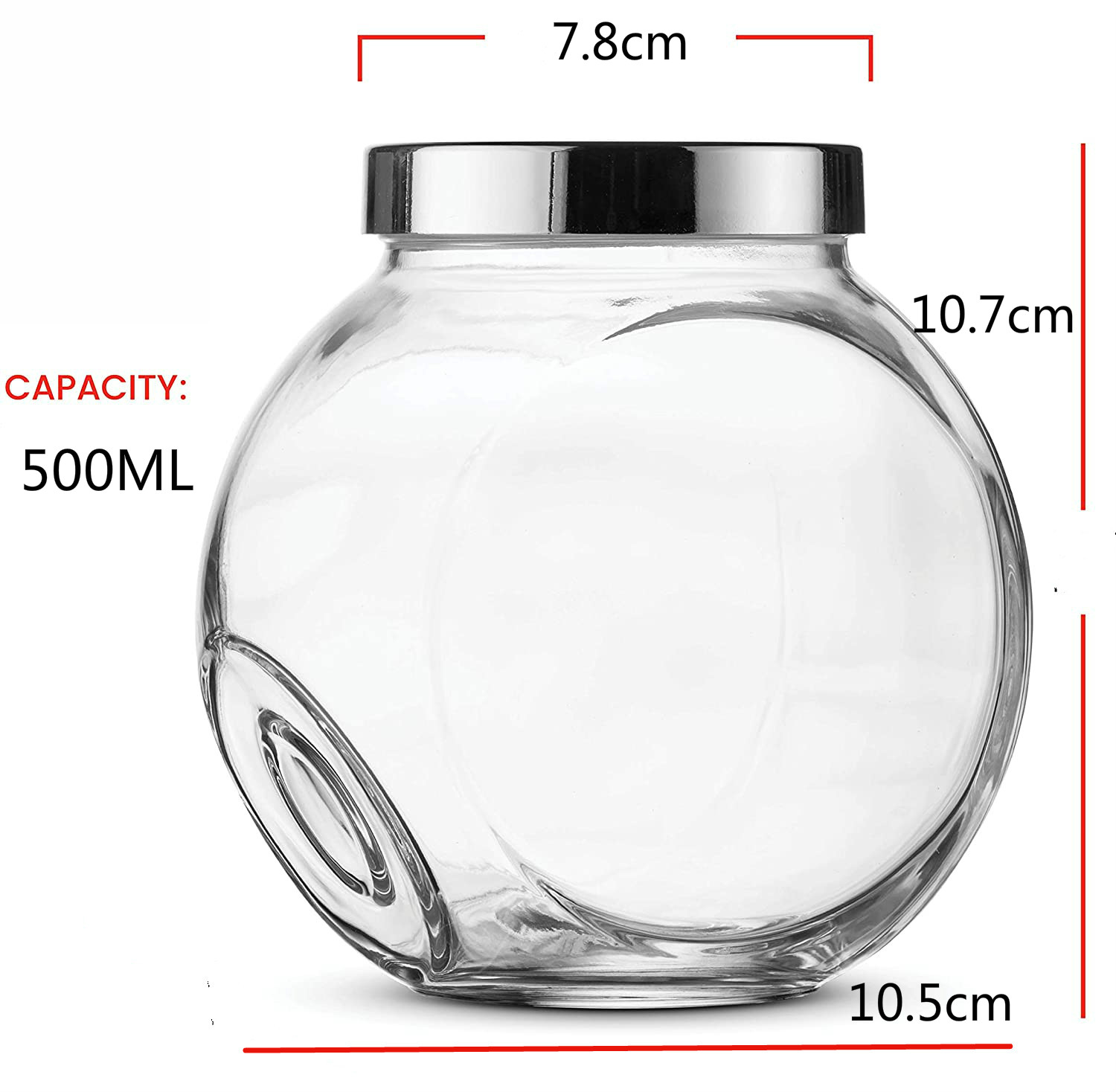 2021 HOT new product glass storage jars with lids