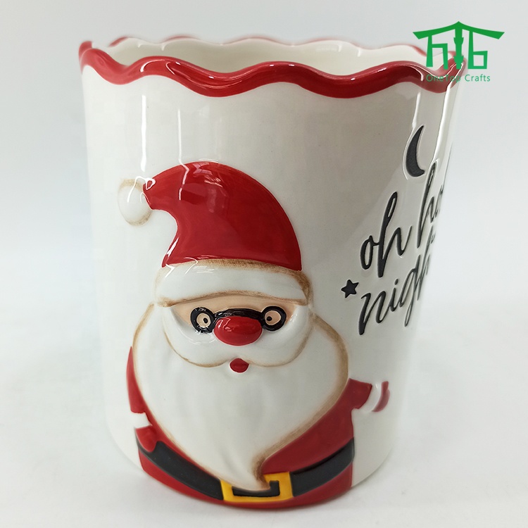 2021 NEW KITCHEN TOOL HOLDER Christmas Design of Ceramic Cooking Tools Ceramic Kitchen Utensil Holder