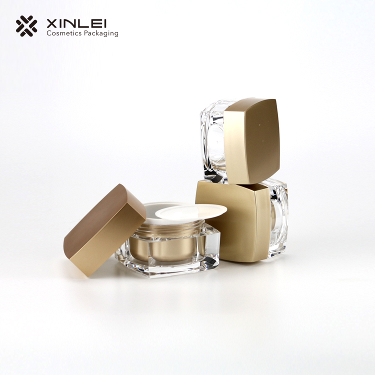 2021 NEW style cosmetic container square shape cream jar