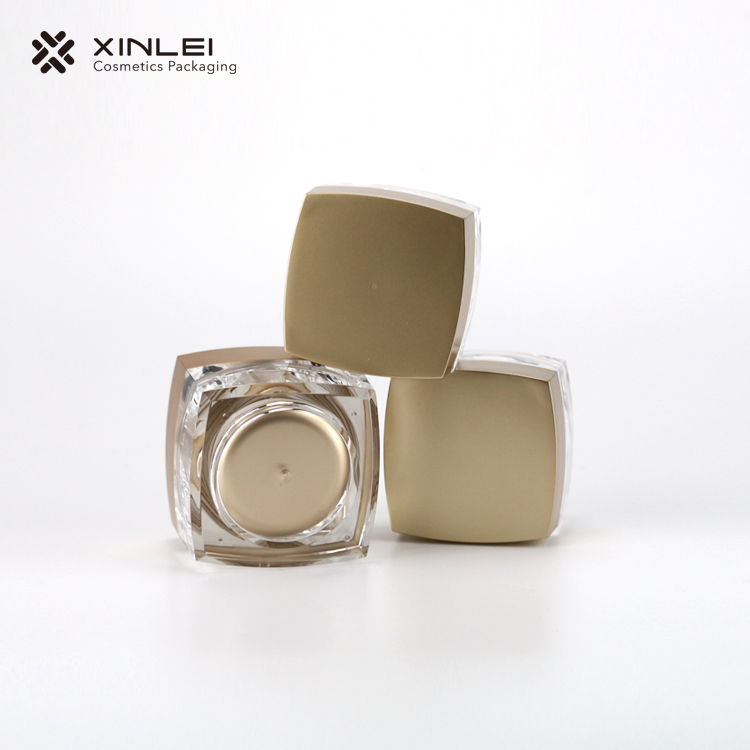 2021 NEW style cosmetic container square shape cream jar