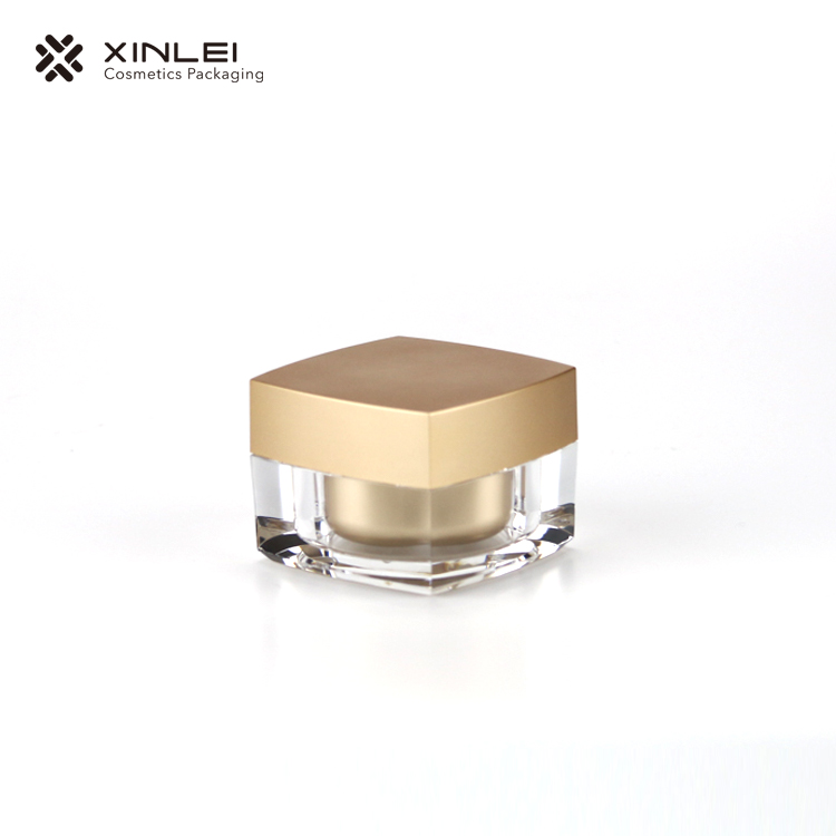 2021 NEW style cosmetic container square shape cream jar