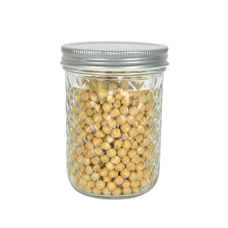 2021 New 5oz 150ml Wide Mouth Caviar Glass Bottle Round Bird'S Nest Jam Jar 500ml Glass Bottle For Jam